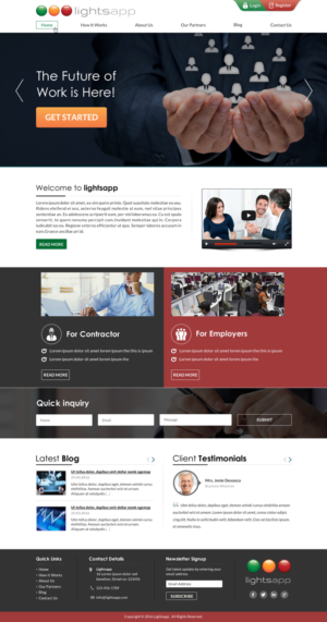 Web Design by Sbss for this project | Design: #10384817
