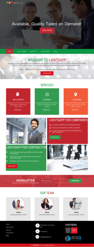 Web Design par rightway pour ce projet | Design : #10375588