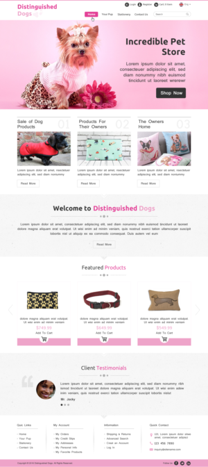 Web Design by Anooshaa for this project | Design: #10410770