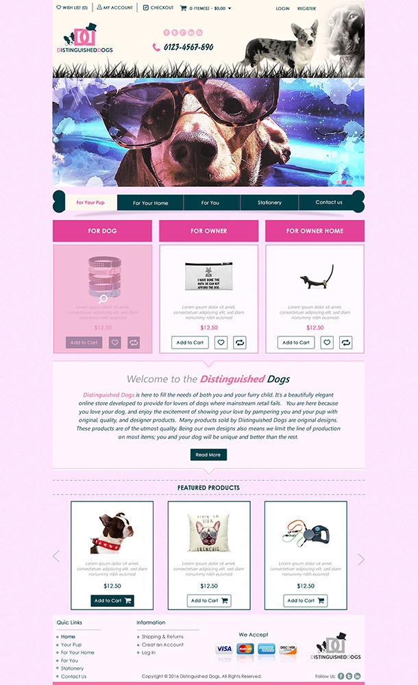 Web Design by Anooshaa for this project | Design #10410776