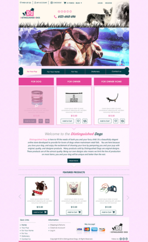 Web Design by Anooshaa for this project | Design: #10410776