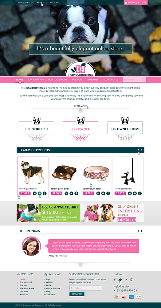 Web Design by Anooshaa for this project | Design #10529490
