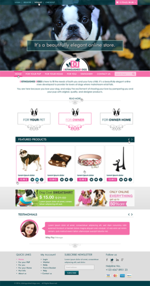 Web Design by Anooshaa for this project | Design: #10529490