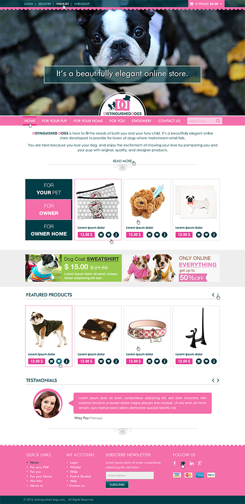 Web Design by Anooshaa for this project | Design #10554551