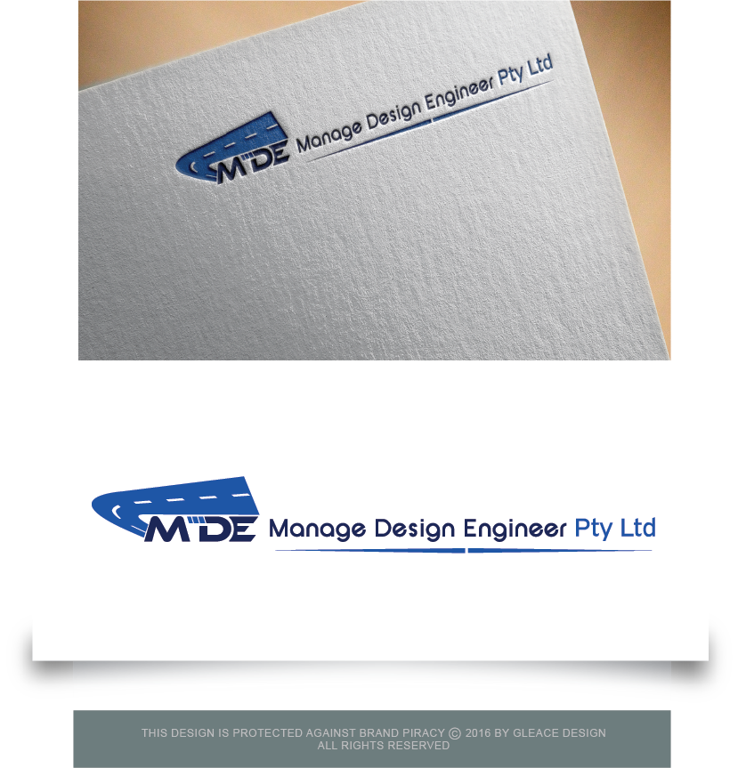 Logo Design by gleace design 2022 for Manage-Design-Engineer Pty Ltd | Design #10505014