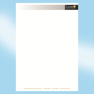 Card Design by Sajal Samaddar for Curtin University Alumni Singapore Chapter | Design: #10401662