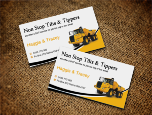 Business Card Design by Lanka Ama for Non Stop Tilts & Tippers | Design: #10384931