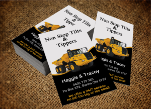 Business Card Design by Lanka Ama for Non Stop Tilts & Tippers | Design: #10384949
