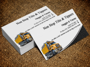 Business Card Design by Lanka Ama for Non Stop Tilts & Tippers | Design: #10384963