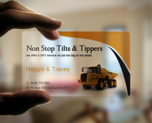 Business Card Design by Lanka Ama for Non Stop Tilts & Tippers | Design: #10384965