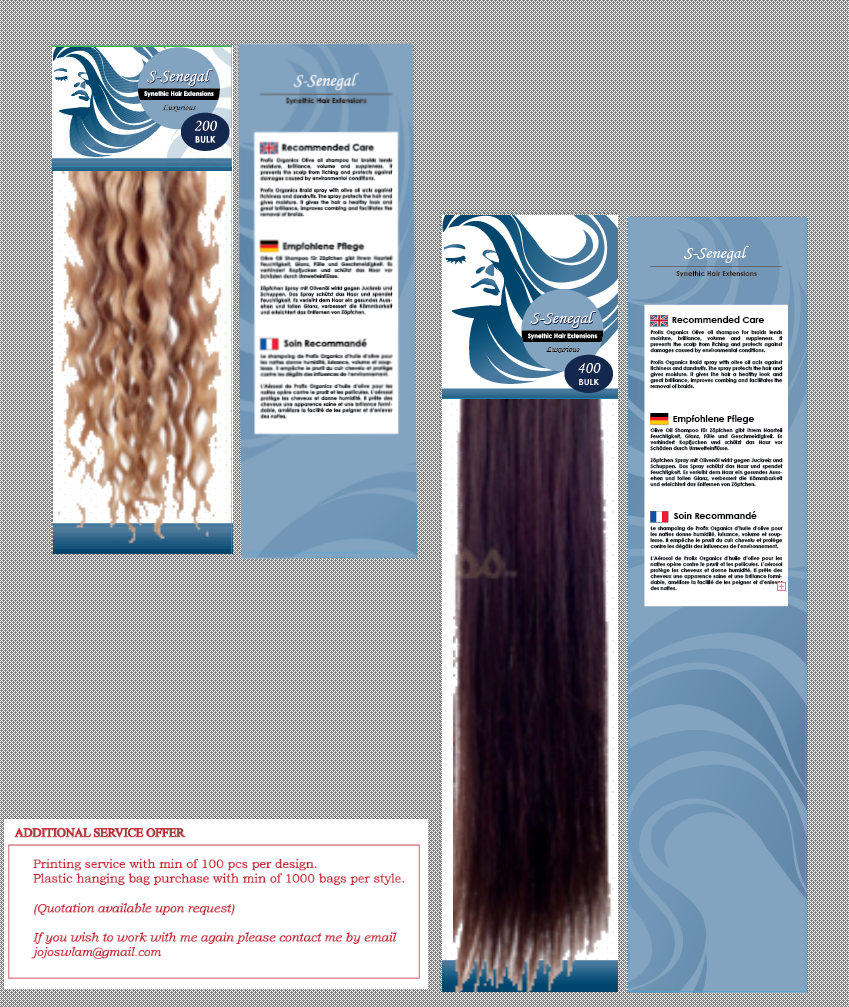 Verpackungs-Design von jslam für GT World of Beauty GmbH | Design #10626020