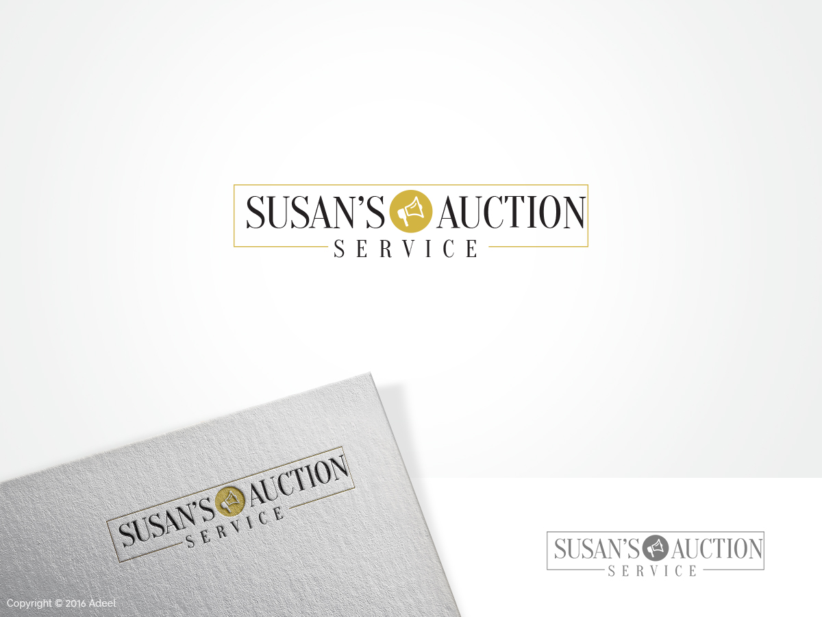 Design de Logo par Adeel Hanif® pour Susan's Auction Service | Design #10548759