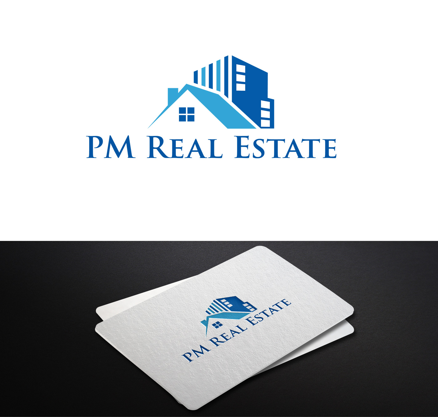 Logo Design by Pixi Dust for PM Real Estate | Design #10377991