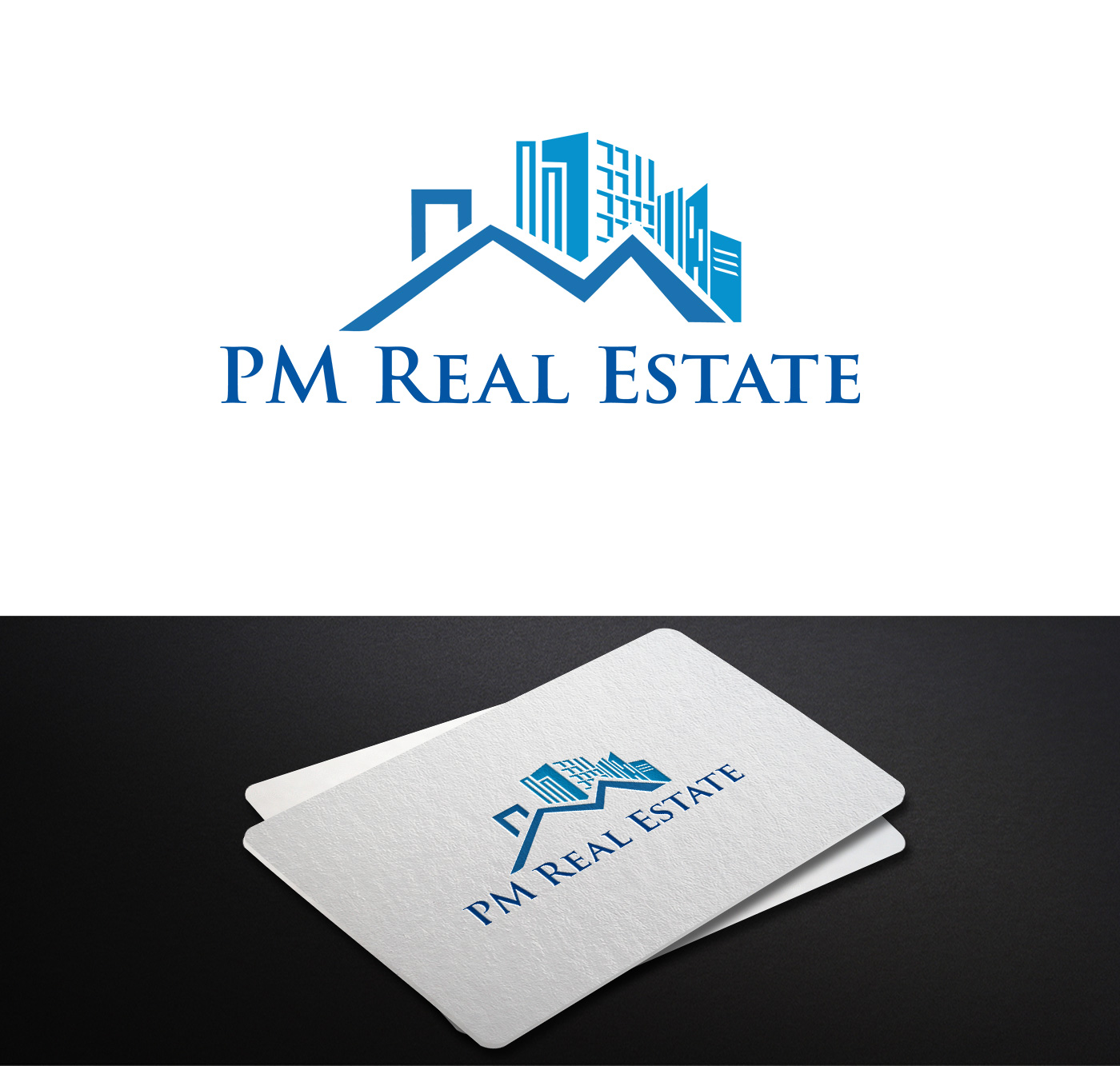 Logo Design by Pixi Dust for PM Real Estate | Design #10378117