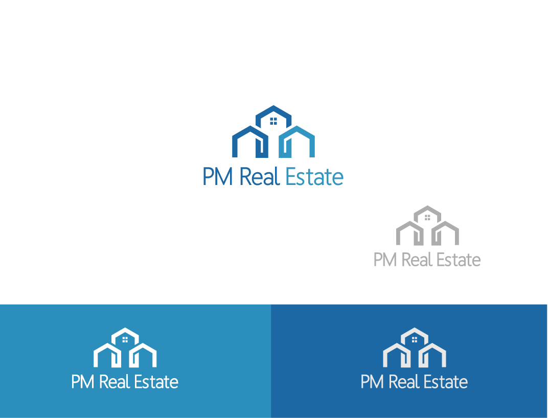 Logo Design by volebaba for PM Real Estate | Design #10378660