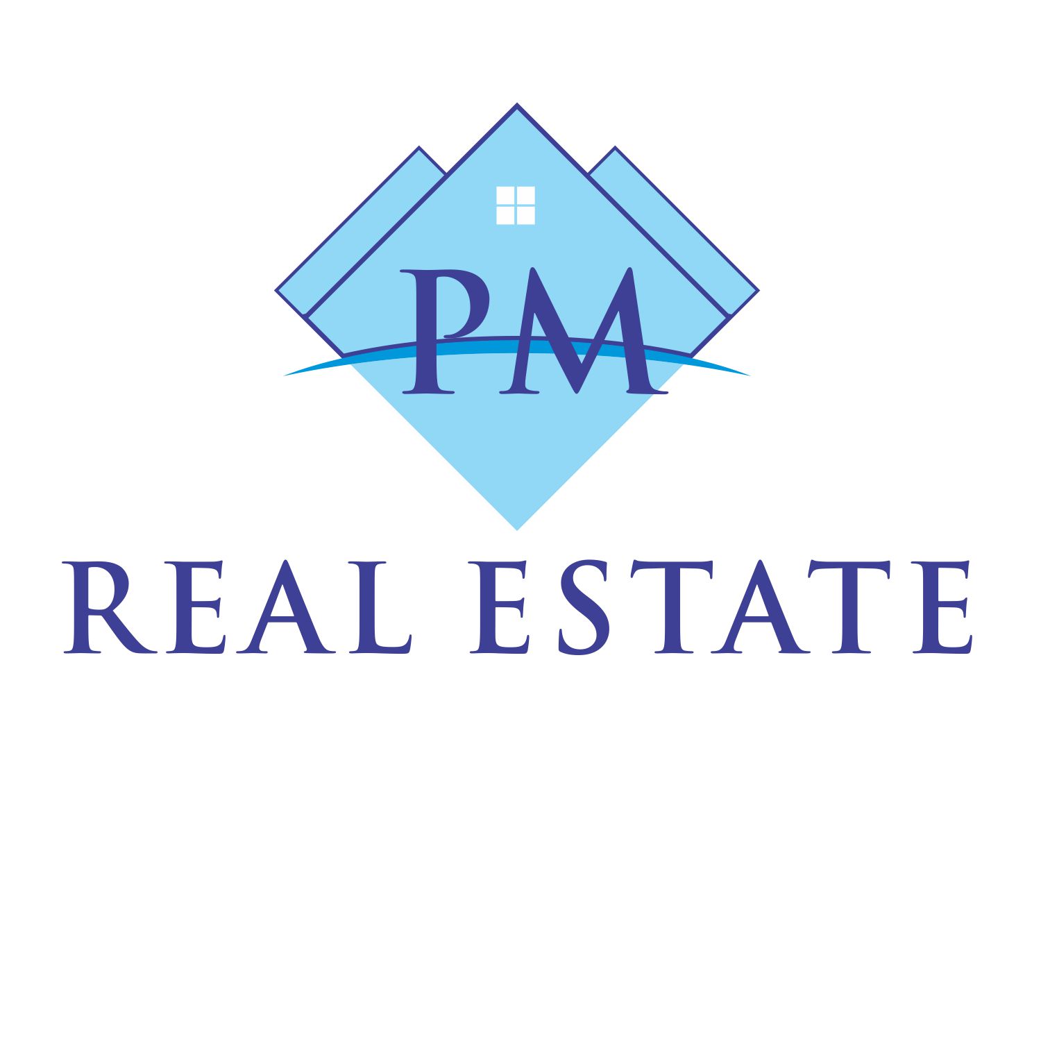 Logo Design by mantabjoss for PM Real Estate | Design #10420339