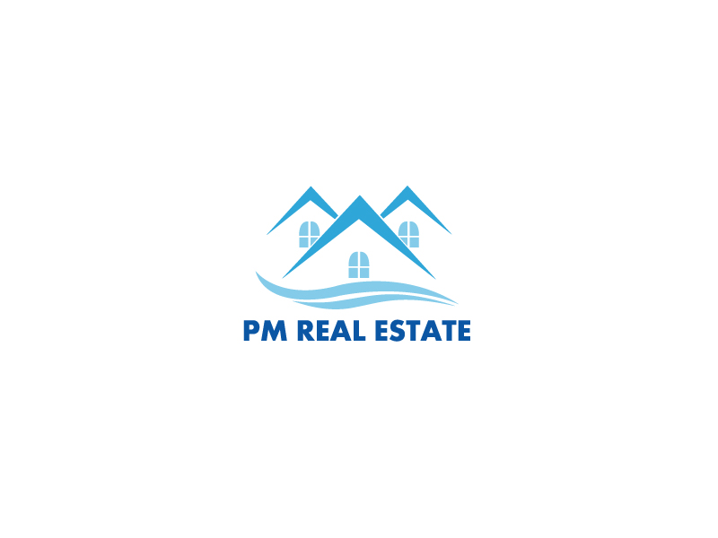 Logo Design by saddam.nh2015 for PM Real Estate | Design #10474580