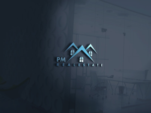 Logo Design by saddam.nh2015 for PM Real Estate | Design: #10474590