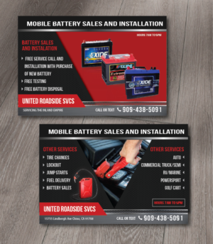 Postcard Design by alex989 for United Roadside Svcs | Design: #10391207