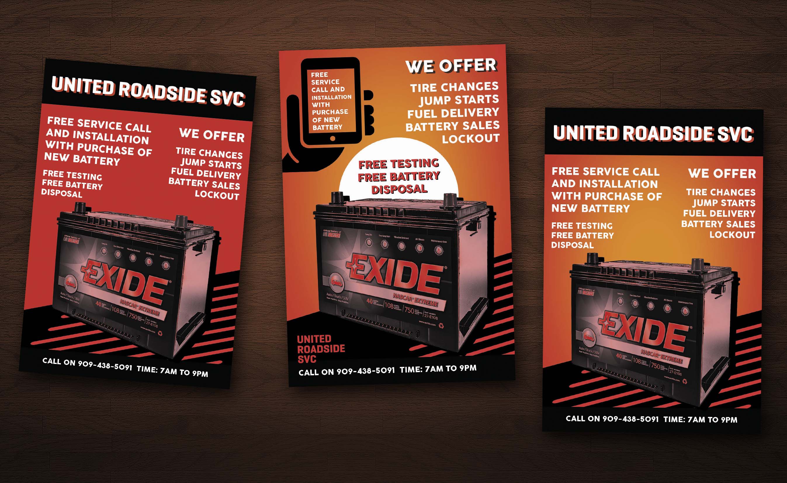 Design de Carte Postale par samreenbutt pour United Roadside Svcs | Design #10388155