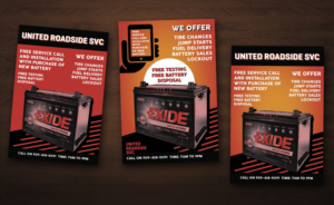 Postcard Design by samreenbutt for United Roadside Svcs | Design: #10388156