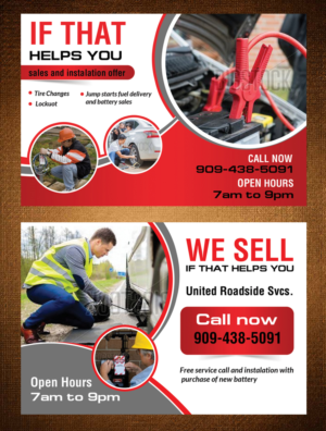 Postcard Design by creative.bugs for United Roadside Svcs | Design: #10390047