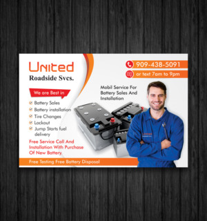 Postcard Design by ecorokerz for United Roadside Svcs | Design: #10383521
