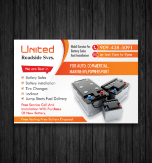 Postcard Design by ecorokerz for United Roadside Svcs | Design: #10390130