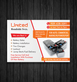 Postcard Design by ecorokerz for United Roadside Svcs | Design: #10390131