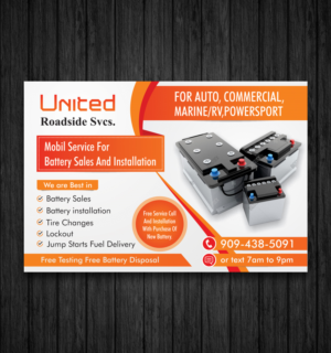 Postcard Design by ecorokerz for United Roadside Svcs | Design: #10407697