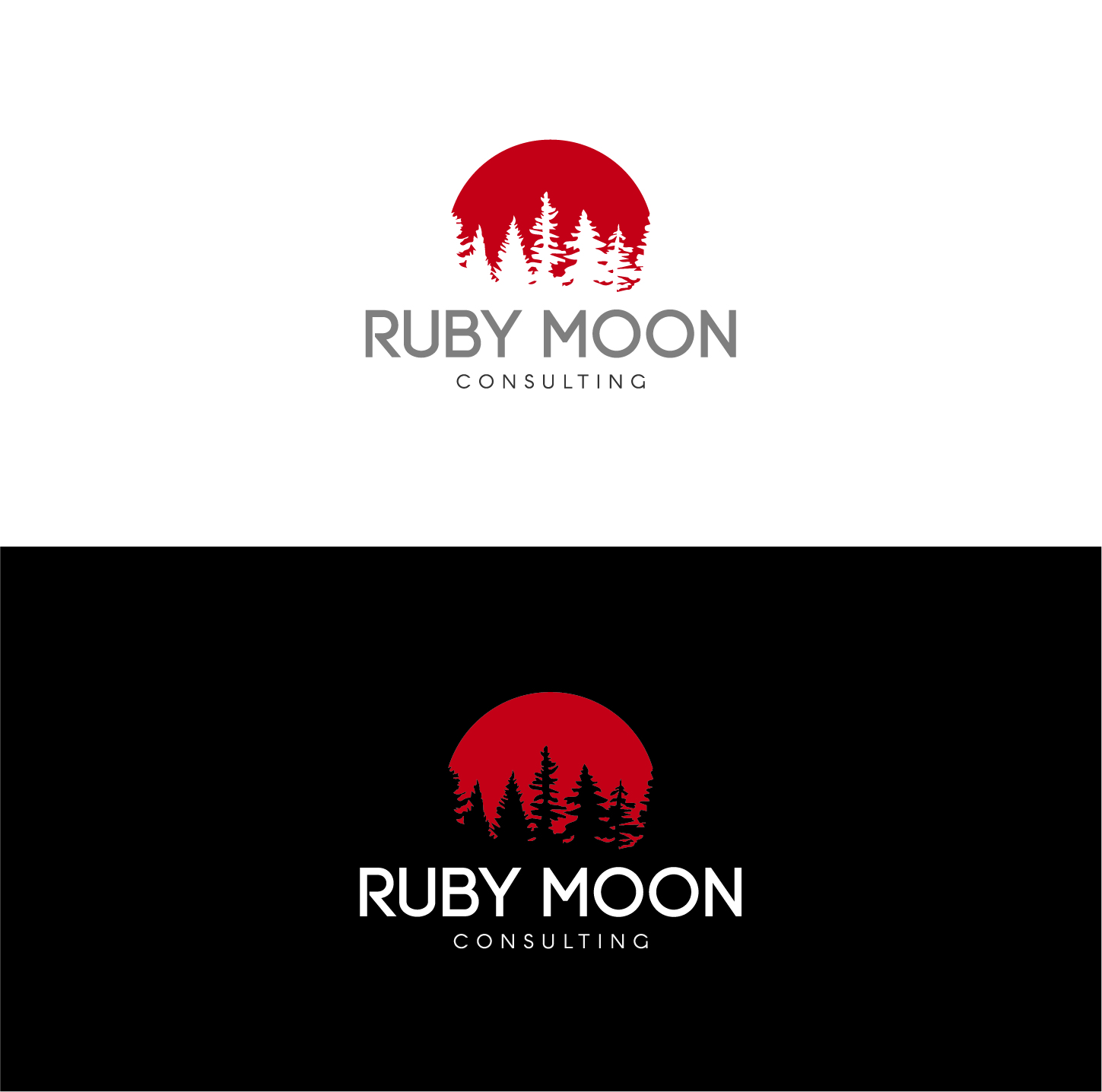 Logo Design by abc. for Ruby Moon Consulting | Design #10392867