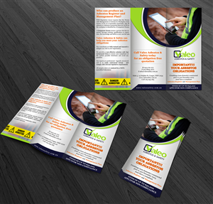 Design de Brochure par ESolz Technologies pour Valeo Asbestos & Safety | Design #2209387