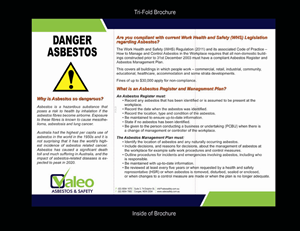 Design de Brochure par jmsgraphicdesign pour Valeo Asbestos & Safety | Design : #2214666