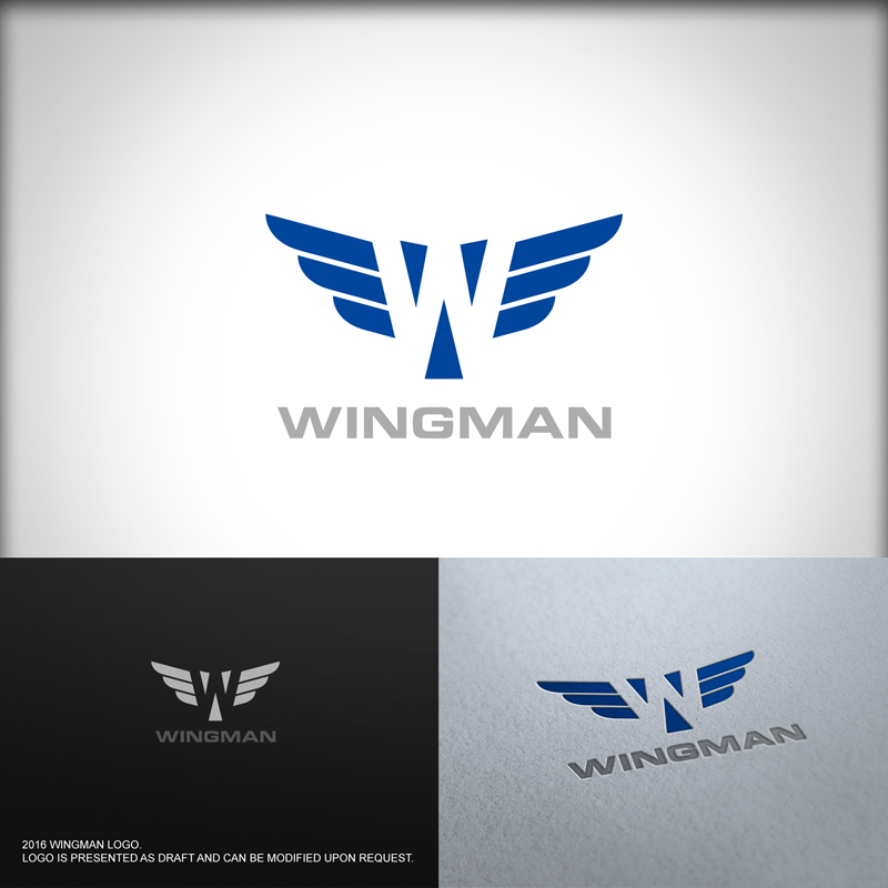 Logo Design by carlomagno for WingMan Tees | Design #10452349