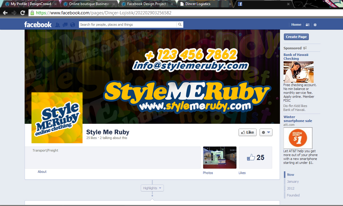 Facebook Design by diRtY.EMM for Style Me Ruby | Design #2190782