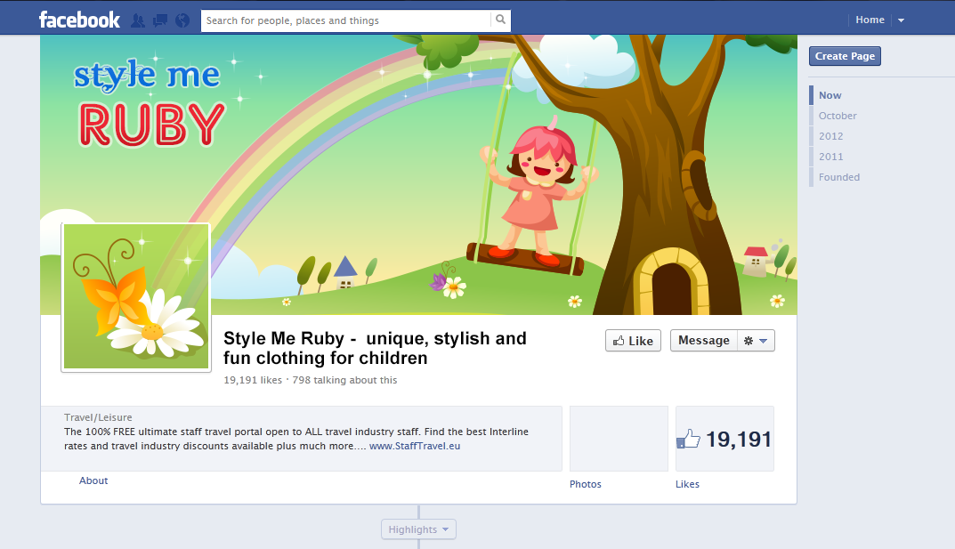 Facebook-Design von yadunath für Style Me Ruby | Design #2197589
