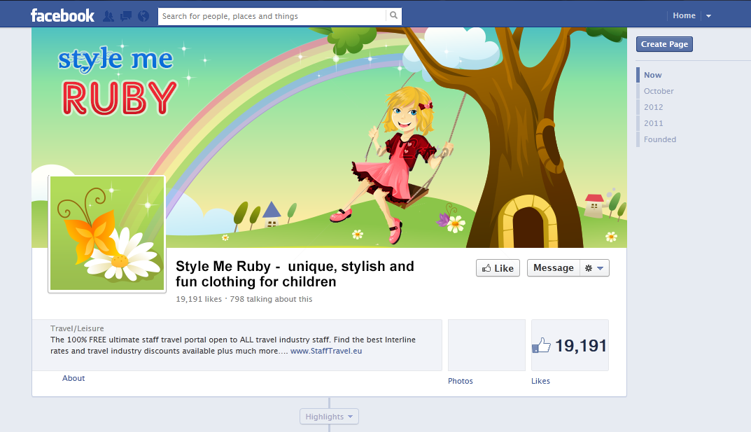Facebook Design by yadunath for Style Me Ruby | Design #2197596