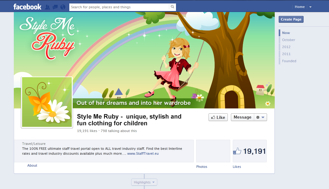 Facebook Design by yadunath for Style Me Ruby | Design #2197837
