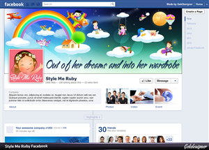 Children Online Clothing Business Needs a Facebook Design | Facebook Design by gekgrfx