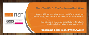 Letterhead Design by Sbss for RSP Recruitment | Design: #2222564