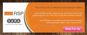 Email Footer 'Vote for Us'