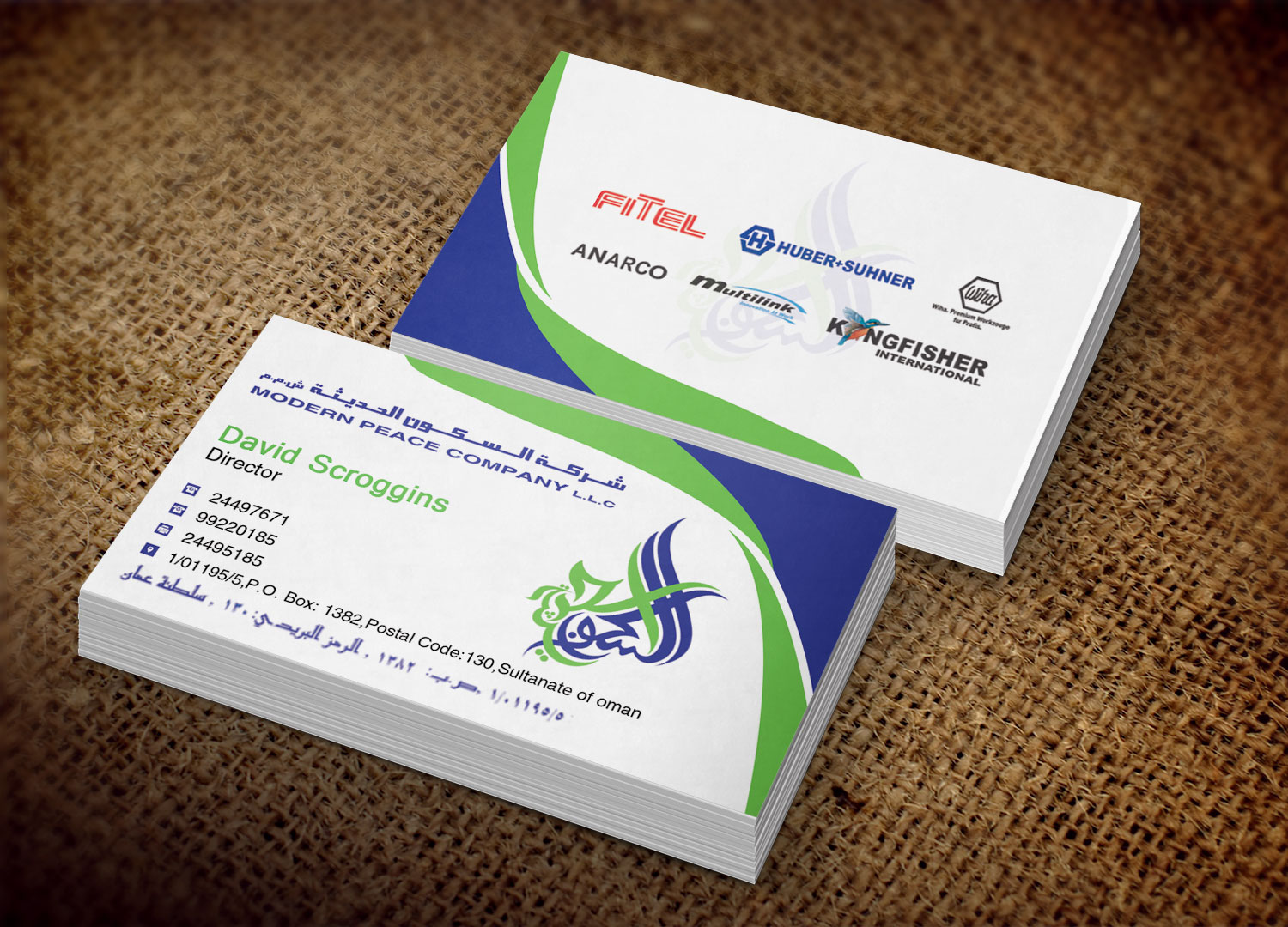 Diseño de Tarjeta de Presentación por Lanka Ama para Modern Peace Company | Diseño #10392042