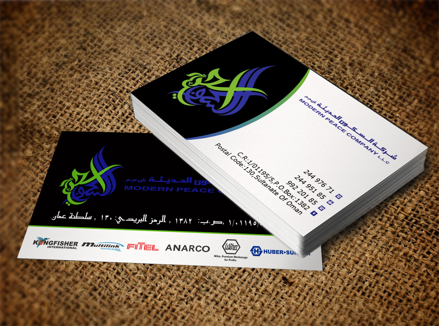 Design de Carte de Visite par Lanka Ama pour Modern Peace Company | Design #10392051