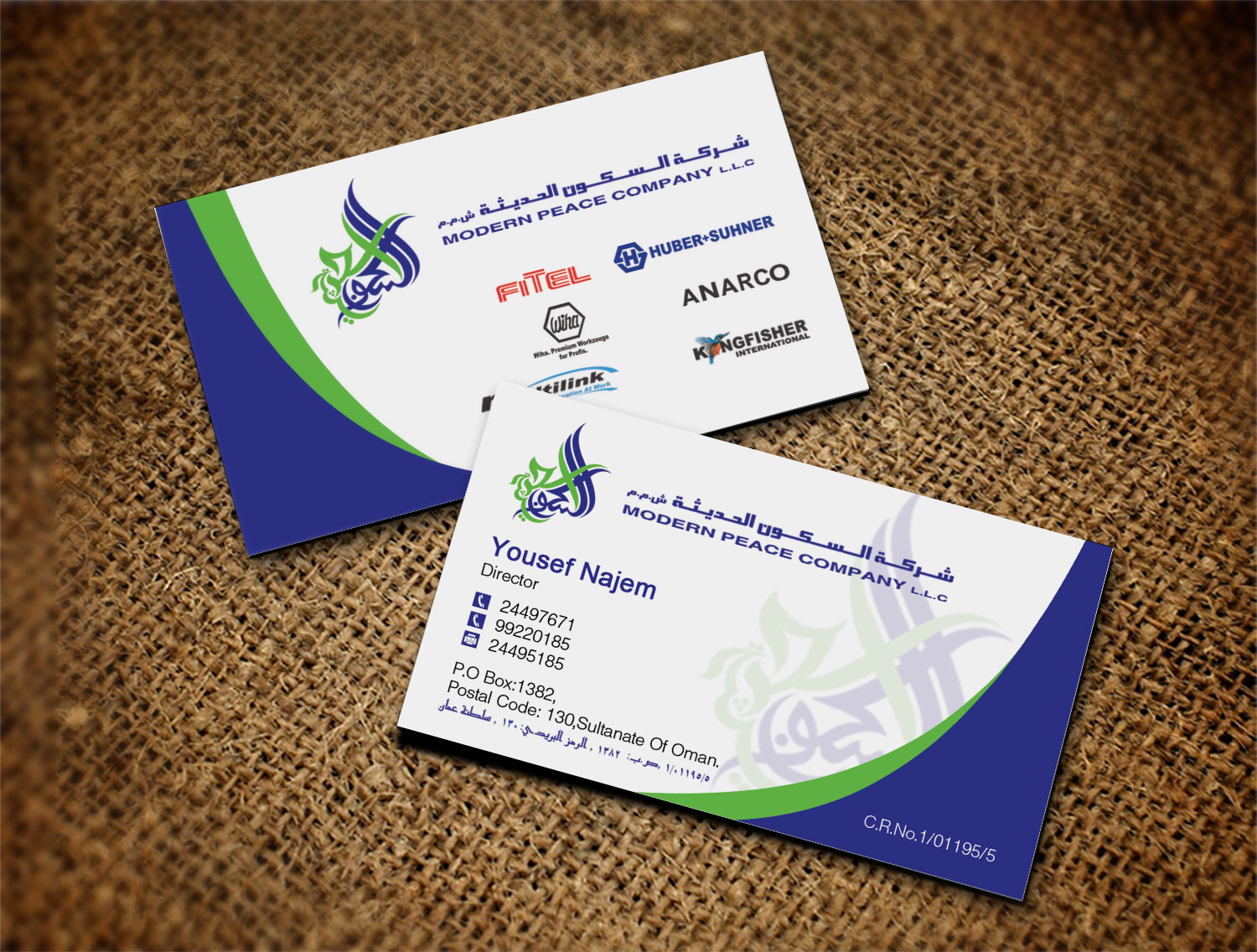 Design de Carte de Visite par Lanka Ama pour Modern Peace Company | Design #10392062