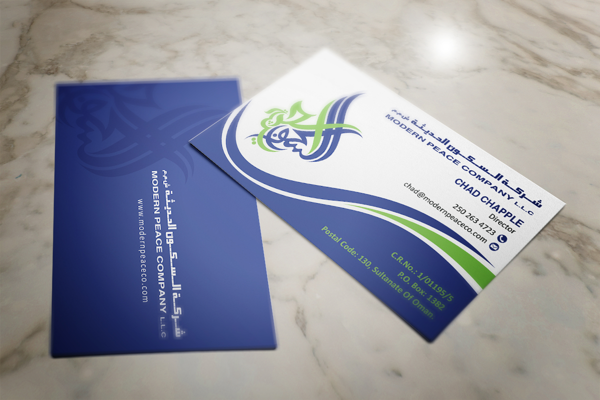 Business Card Design by Grafactory for Modern Peace Company | Design #10455953