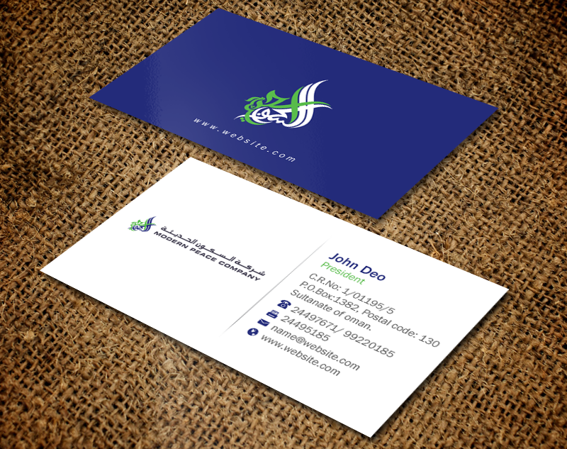 Design de Carte de Visite par Brand aid pour Modern Peace Company | Design #10434641
