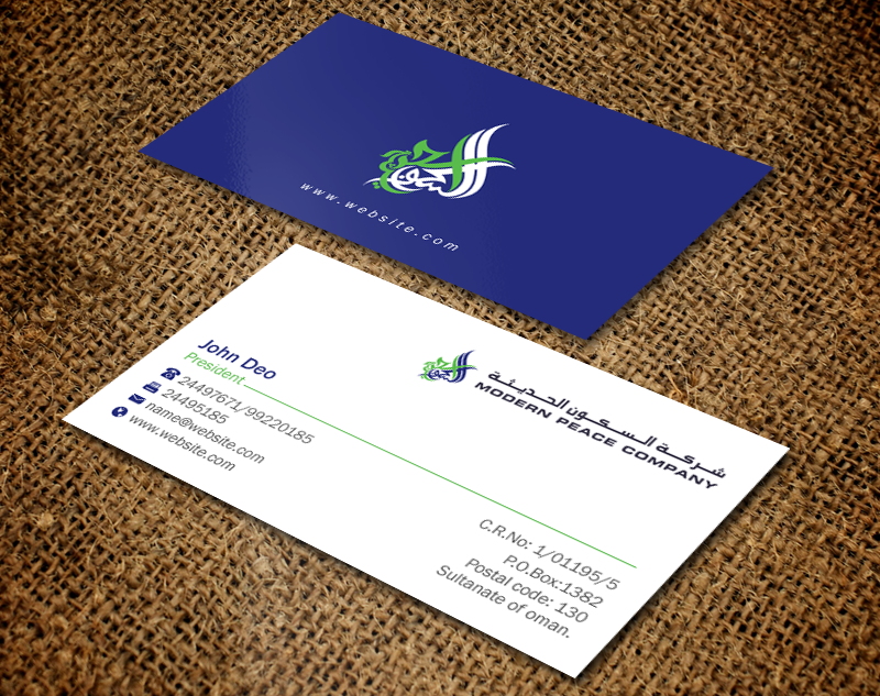 Design de Carte de Visite par Brand aid pour Modern Peace Company | Design #10434644