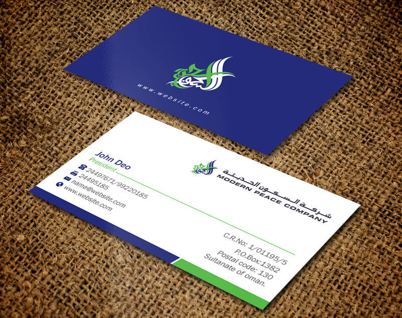 Design de Carte de Visite par Brand aid pour Modern Peace Company | Design #10434646