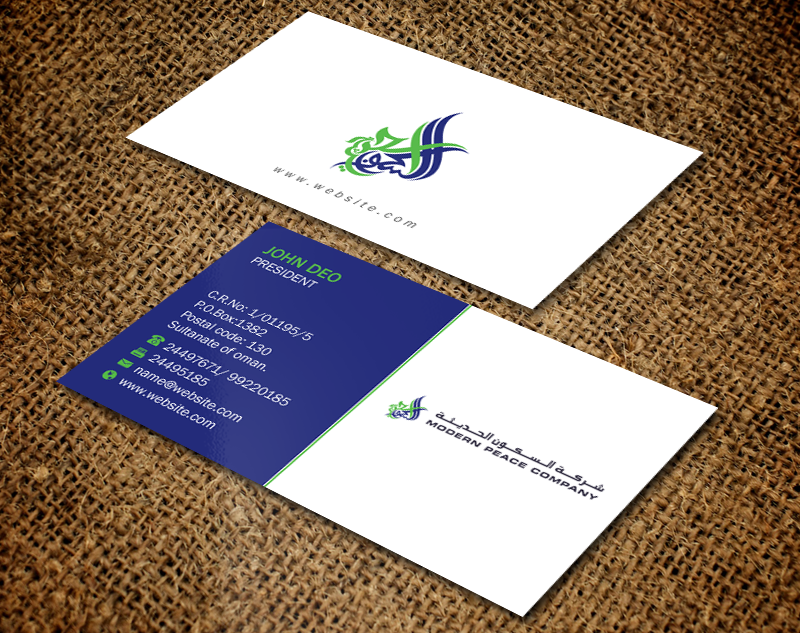 Design de Carte de Visite par Brand aid pour Modern Peace Company | Design #10434655