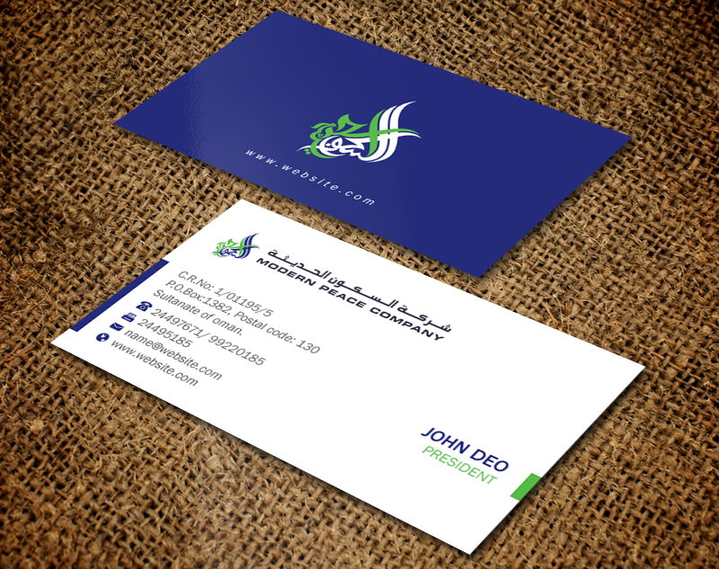 Design de Carte de Visite par Brand aid pour Modern Peace Company | Design #10434658